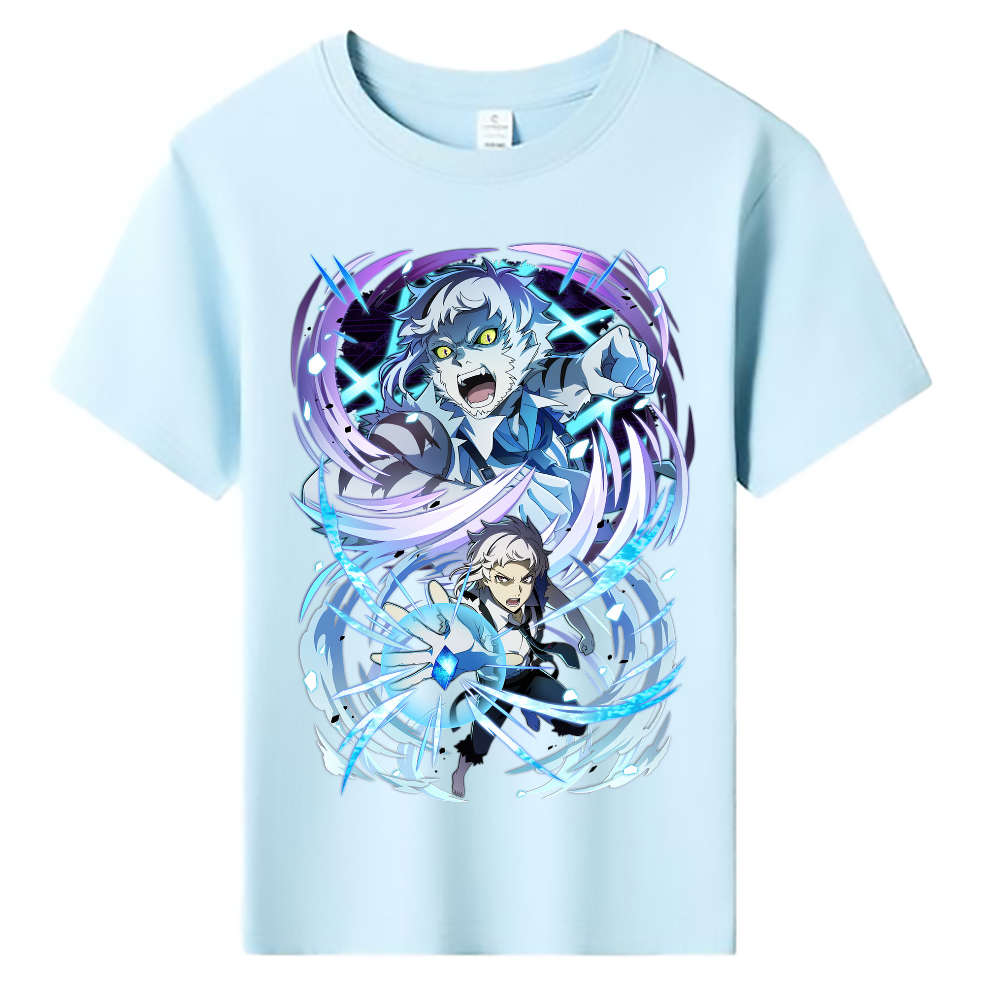 （画像用） 文豪ストレイドッグス Bungo Stray Dogs 綿100％キッズTシャツ（フロントプリント）